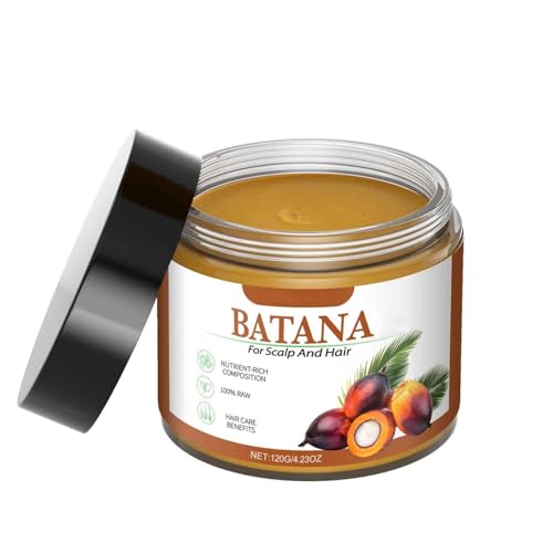 Raw Batana Oil for Hair Growth - 100% Pure and Raw Unrefined Batana Oil Dr. Sebi, Organic Batana Oil Prevents Hair Loss, Restores Damaged Hair and Scalp, Promotes Hair Thickness for Men & Women (1PC) von vokkrv