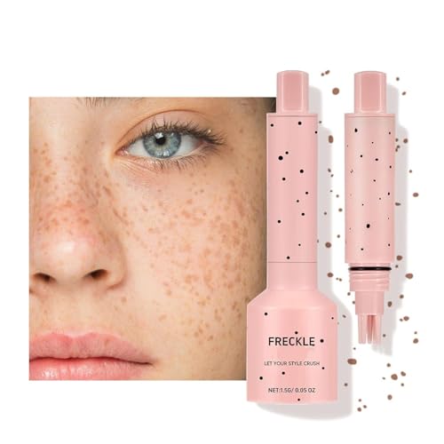 Sommersprossen Stift, 2025 Neu Natürlich Langanhaltend Fake Freckles Pen, Künstliche Sommersprossen Stempel Beauty Wasserfest Fünf-Punkt-Sommersprossen-Stempel Freckles, Schnell Makeup (Light) von vokkrv