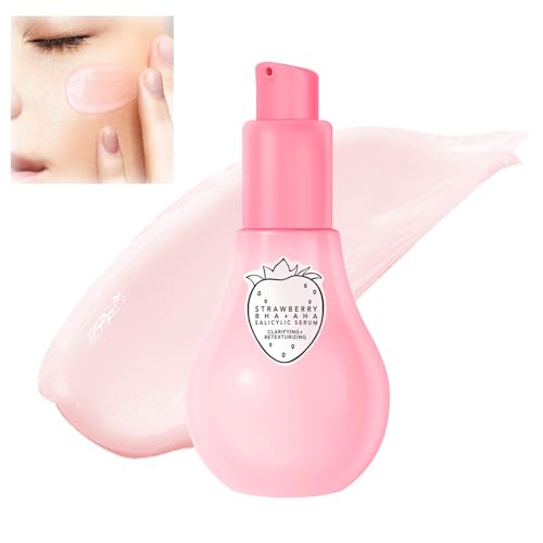 Strawberry Pore-Smoothly Face Serum Facial Makeup Pore Shrink Women's Antioxidant Facial Essence Pore Shrink Moisturizes And Glows Skin 75ML von vokkrv