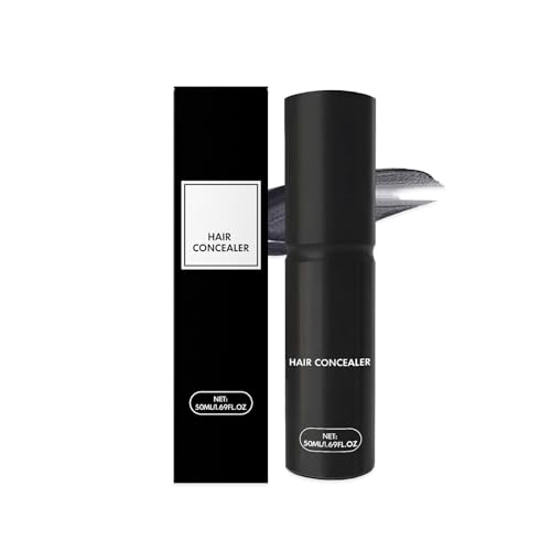 Tiveno Hair Concealer, Haar Abdeckcreme, Scalp Concealer für Voller Aussehendes Haar, Langanhaltender Natürliche Ansatz Creme, Haar Concealer zur Haarverdichtung für Frauen und Männer (Schwarz) von vokkrv
