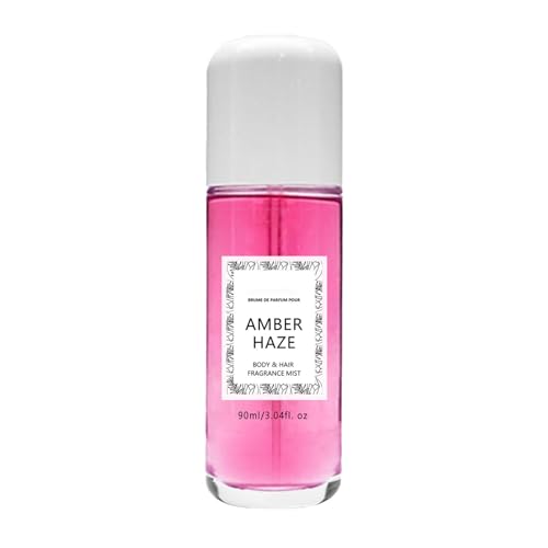 Vanilla Skin Perfume Body Mist,Body & Hair Fragrance Mist,Vanilla Hair & Body Perfume Spray,Travel Size Body Spray for Women,Floral and Fruity Perfume Aroma,Underlines Your Charm (AMBER HAZE) von vokkrv