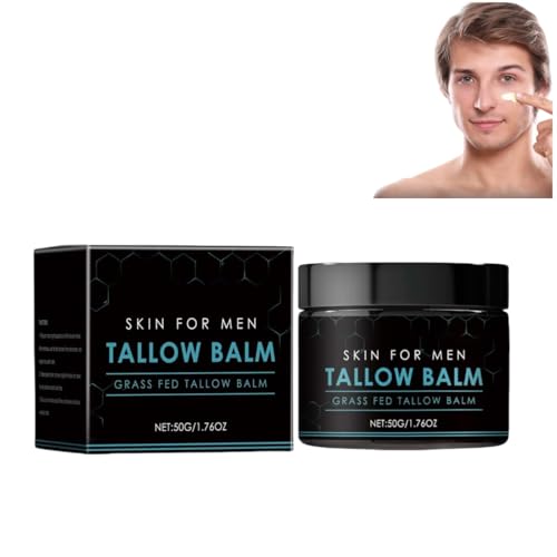 Wrinkle Defense Tallow Balm, Forge Skin Care for Men, Anti-Wrinkle Night Serum, Natural Tallow Moisturizer, Tallow Face Moisturizer Skin Care, Natural Tallow for All Skin Types (1PC, 50g) von vokkrv