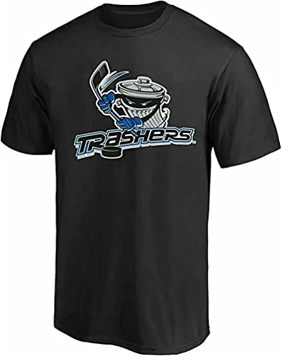 Men's Danbury Trashers Hockey Main T-Shirt Men Black 3XL von Volu