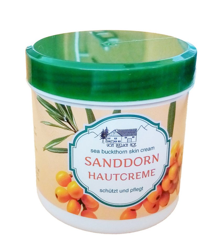 vom Pullach Hof Feuchtigkeitscreme SANDDORN HAUTCREME 250ml mit Sanddornöl Feuchtigkeitscreme Haut 59, Creme Balsam Sanddorn-Öl Massage Gel vom Pullach Hof Feuchtigkeitscreme SANDDORN HAUTCREME 250ml mit Sanddornöl Feuchtigkeitscreme Haut 59, Creme Balsam Sanddorn-Öl Massage Gel von vom Pullach Hof