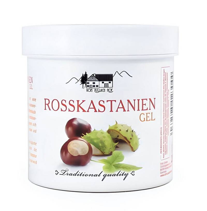 vom Pullach Hof Fußpflegecreme ROSSKASTANIEN GEL 250ml mit Weinlaub Beincreme Fußcreme Hautpflege 44, Creme von vom Pullach Hof