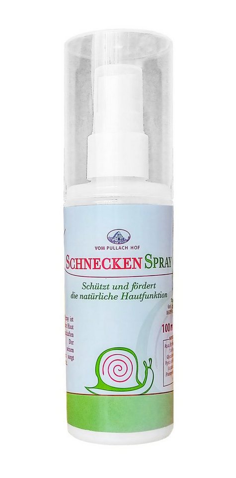 vom Pullach Hof Gesichtsspray SCHNECKEN SPRAY 100ml Pumpflasche Schnekengel Hautpflege Anti Aging 50, Cellulite bei Akne Falten von vom Pullach Hof