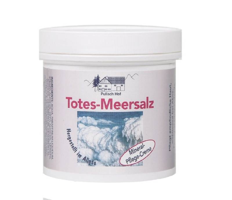 vom Pullach Hof Hautcreme Totes Meersalz Creme 250ml Mineral Pflege Creme, 1-tlg., Wertvolle Minerale enthalten von vom Pullach Hof