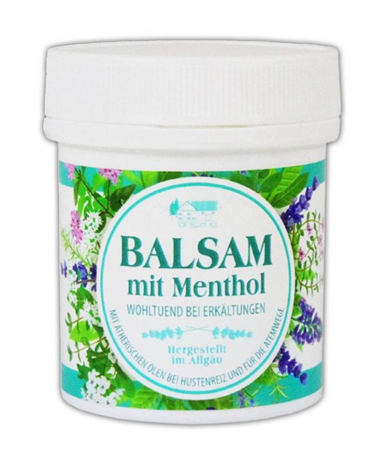 vom Pullach Hof Körperbalsam BALSAM mit Menthol 125ml Mentholbalsam wohltuend bei Erkältung 15, Creme Salbe von vom Pullach Hof