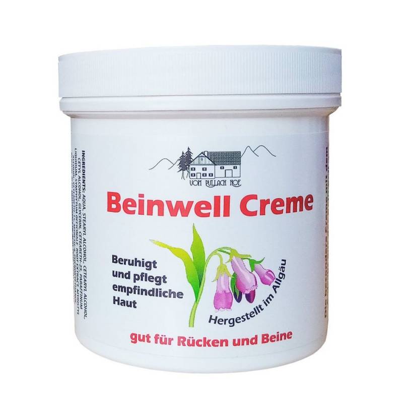 vom Pullach Hof Rückencremer BEINWELL CREME 250ml Rückencreme Beinpflege beruhigend Hautpflege 91, Bein Massage Balsam Salbe von vom Pullach Hof