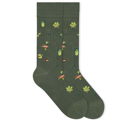 von Jungfeld - 1er Set Motiv Socken mit Duck Pond Icon - Bunte Socken in Gr. 35-38 von von Jungfeld