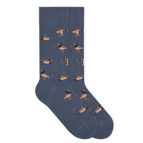 von Jungfeld - 1er Set Motiv Socken mit Duck Stone Blue Icon - Bunte Socken in Gr. 35-38 von von Jungfeld