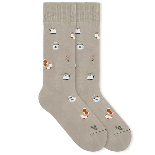 von Jungfeld - 1er Set Motiv Socken mit Hygge Icon - Bunte Socken in Gr.39-42 von von Jungfeld