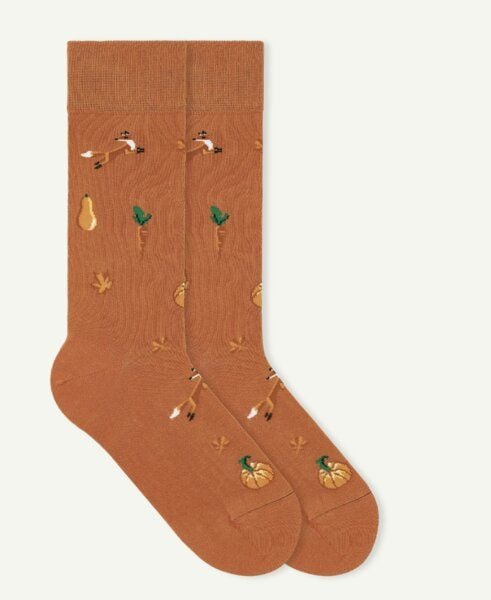 von Jungfeld Gemusterte Socken mit Herbst Icons | 1 Paar von von Jungfeld