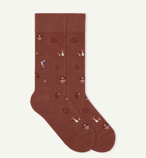 von Jungfeld Gemusterte Socken mit Herbst Icons | 1 Paar von von Jungfeld