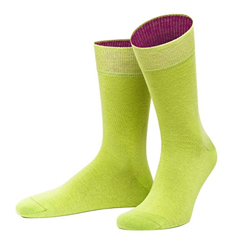 VON JUNGFELD® - 1 Paar Herren Socken aus Bio-Baumwolle - Strumpf Herrensocken Gr. 39-41 grün von VON JUNGFELD