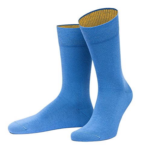 von Jungfeld - Herren Socken/Strumpf Herrensocken Baumwolle 1 Paar 42-44 blau von von Jungfeld