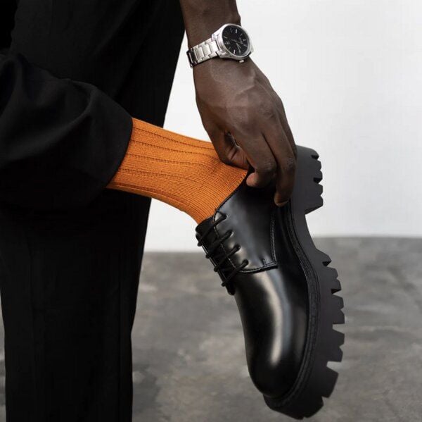 von Jungfeld Orange Wintersocken - Herren von von Jungfeld