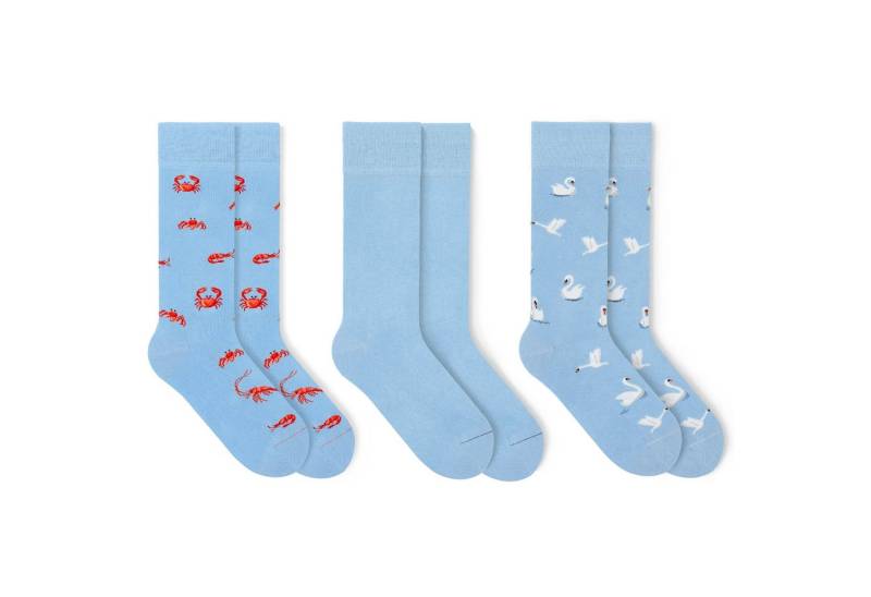 von Jungfeld Socken Classic & Icons Socken Bundle Bio-Baumwolle 35-46 (3-Paar, 3 Paar) von von Jungfeld