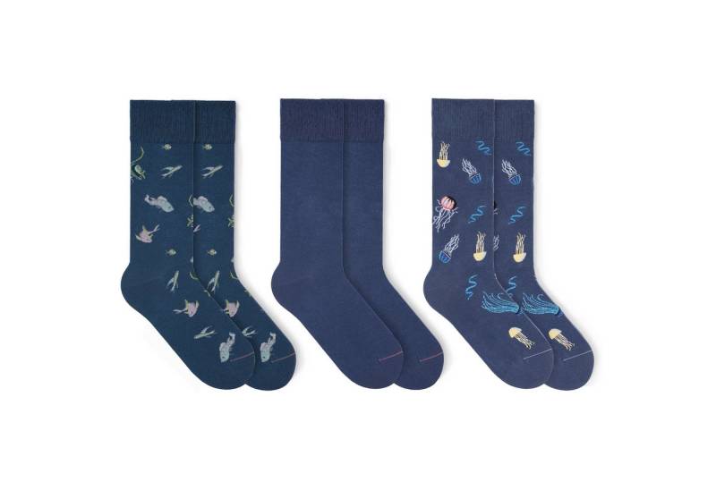 von Jungfeld Socken Classic & Icons Socken Bundle Bio-Baumwolle 35-46 (3-Paar, 3 Paar) von von Jungfeld