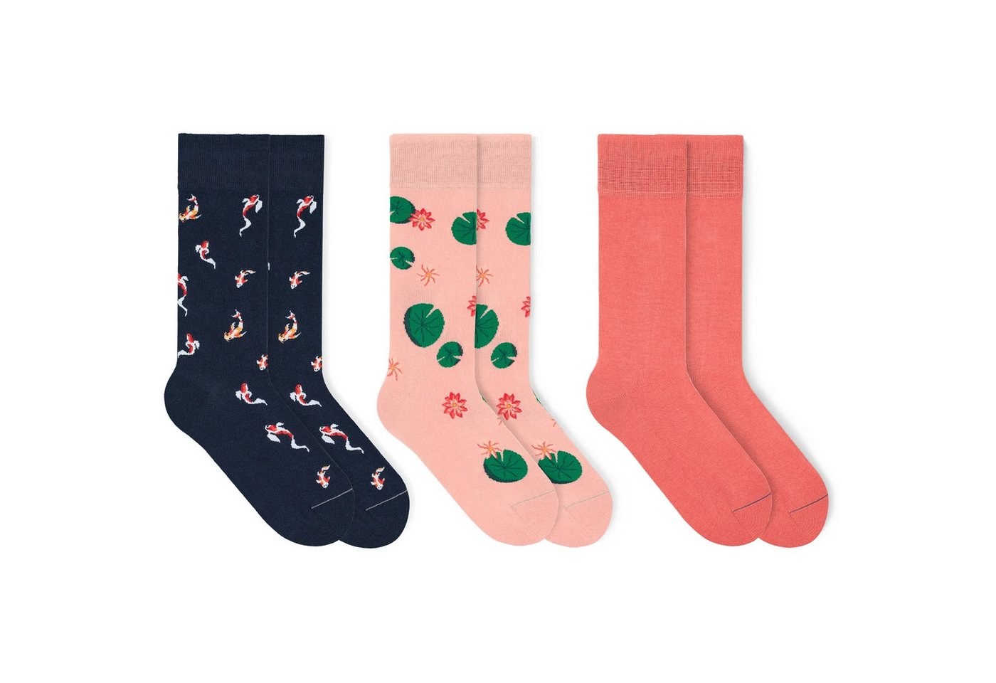 von Jungfeld Socken Classic & Icons Socken Bundle Bio-Baumwolle 35-46 (3-Paar, 3 Paar) von von Jungfeld