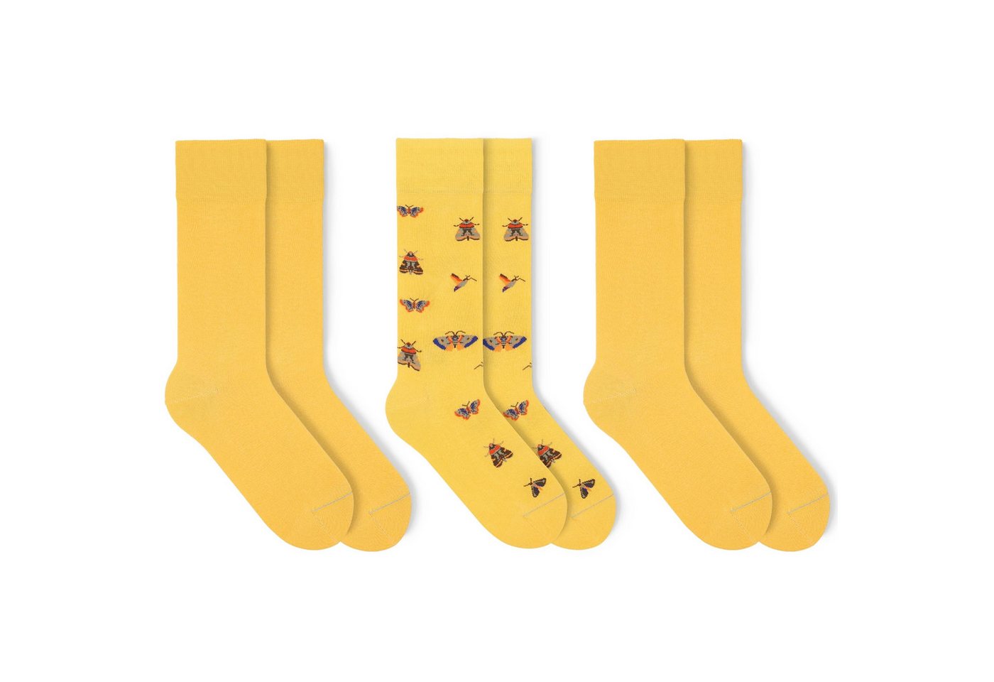 von Jungfeld Socken Classic & Icons Socken Bundle Bio-Baumwolle 35-46 (3-Paar, 3 Paar) von von Jungfeld
