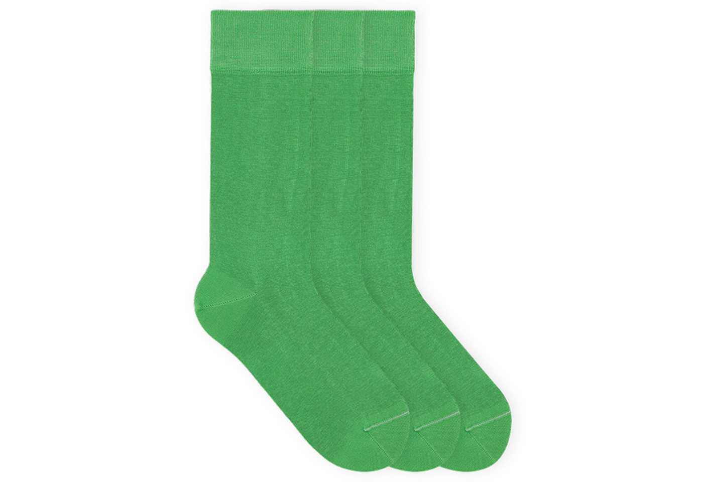 von Jungfeld Socken Colour Baumwoll-Mischung 35-46 Unisex (3-Paar, 3 Paar) Einfarbige hohe Socken aus Bio-Baumwolle von von Jungfeld