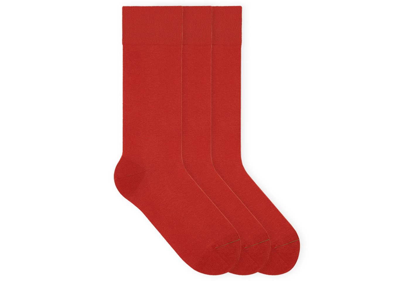 von Jungfeld Socken Colour Baumwoll-Mischung 35-46 Unisex (3-Paar, 3 Paar) Einfarbige hohe Socken aus Bio-Baumwolle von von Jungfeld