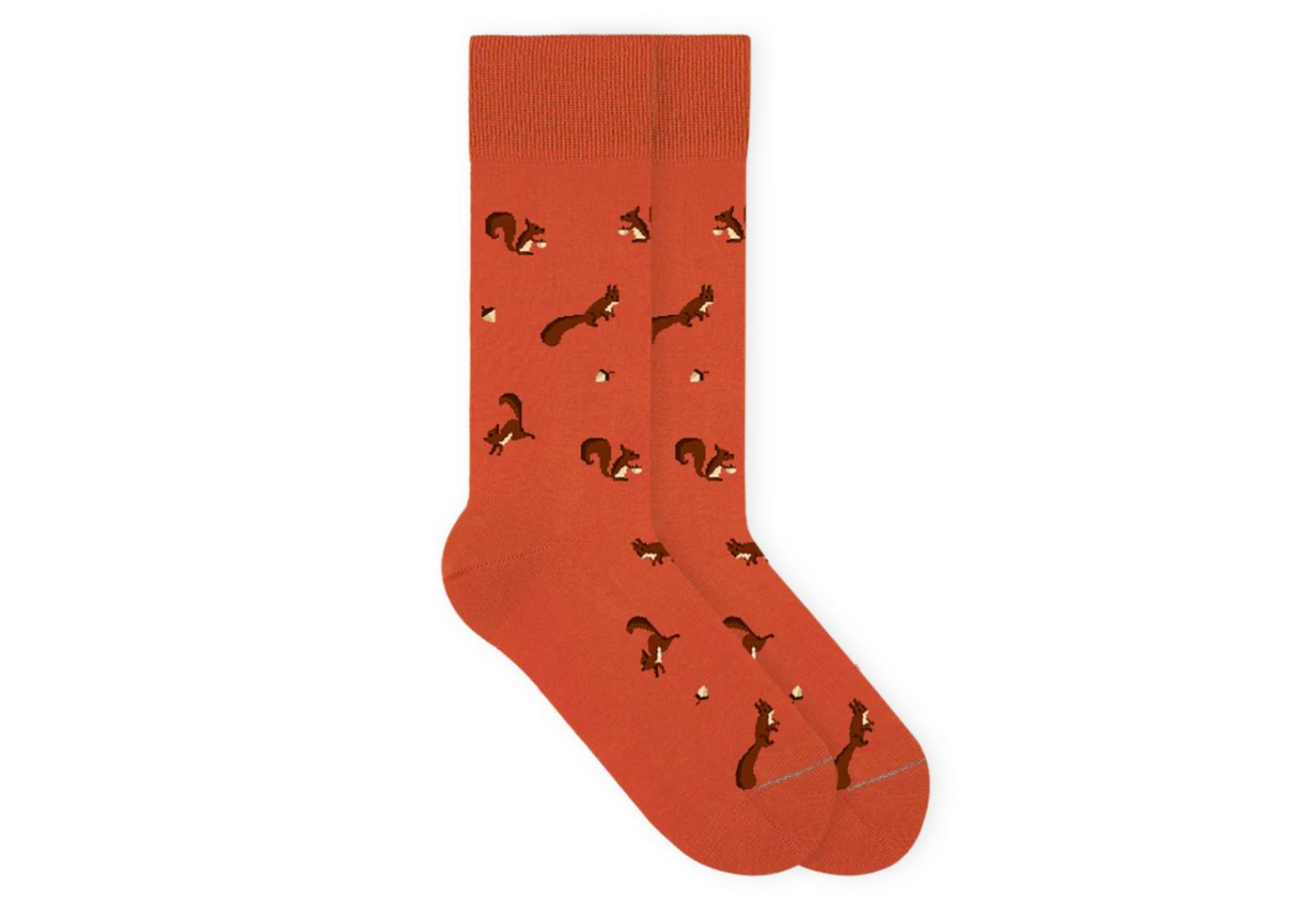 von Jungfeld Socken Eichhörnchen Icon Bio-Baumwolle 35-46 Unisex (1-Paar, 1 Paar) Motivsocken aus Bio-Baumwolle von von Jungfeld