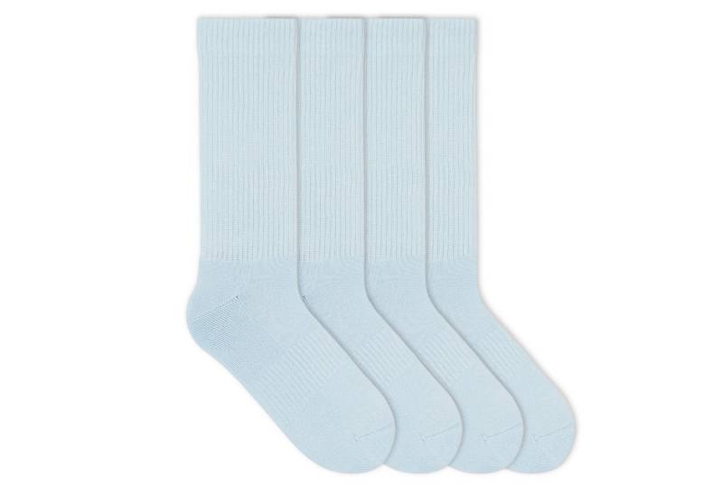 von Jungfeld Tennissocken Einfarbige Classics Baumwoll-Mischung 35-46 Unisex (2-Paar, 2er-Pack) Hohe Sportsocken aus Bio-Baumwolle für Damen & Herren von von Jungfeld