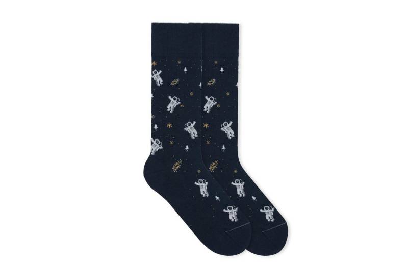 von Jungfeld Socken Space Icons Baumwoll-Mischung 35-46 Unisex (1-Paar, 1 Paar) Motivsocken aus Bio-Baumwolle von von Jungfeld