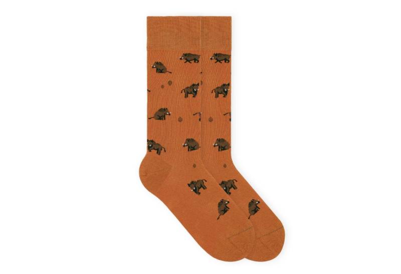 von Jungfeld Socken Eber Icon Baumwoll-Mischung 35-46 Unisex (1-Paar, 1 Paar) Motivsocken aus Bio-Baumwolle von von Jungfeld