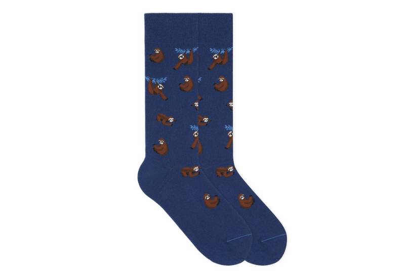 von Jungfeld Socken Faultier Icon Baumwoll-Mischung 35-46 Unisex (1-Paar, 1 Paar) Motivsocken aus Bio-Baumwolle von von Jungfeld