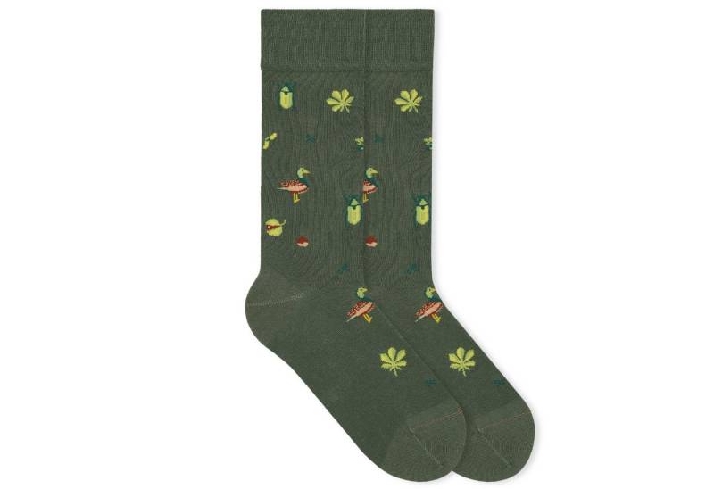 von Jungfeld Socken Herbst Icons Bio-Baumwolle 35-46 Unisex (1-Paar, 1 Paar) Motivsocken aus Bio-Baumwolle von von Jungfeld
