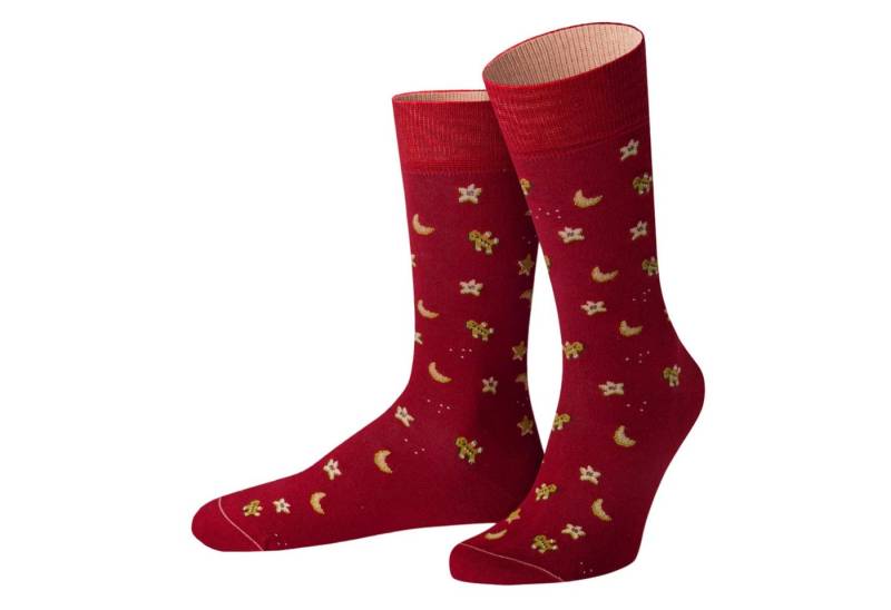 von Jungfeld Socken Vanillekipferl Icon Bio-Baumwolle 35-46 Unisex (1-Paar, 1 Paar) Motivsocke aus Bio-Baumwolle von von Jungfeld