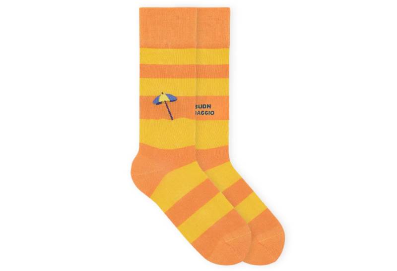 von Jungfeld Socken Italy Icons Bio-Baumwolle 35-46 Unisex (1-Paar, 1 Paar) Gestreifte Motivsocken aus Bio-Baumwolle von von Jungfeld
