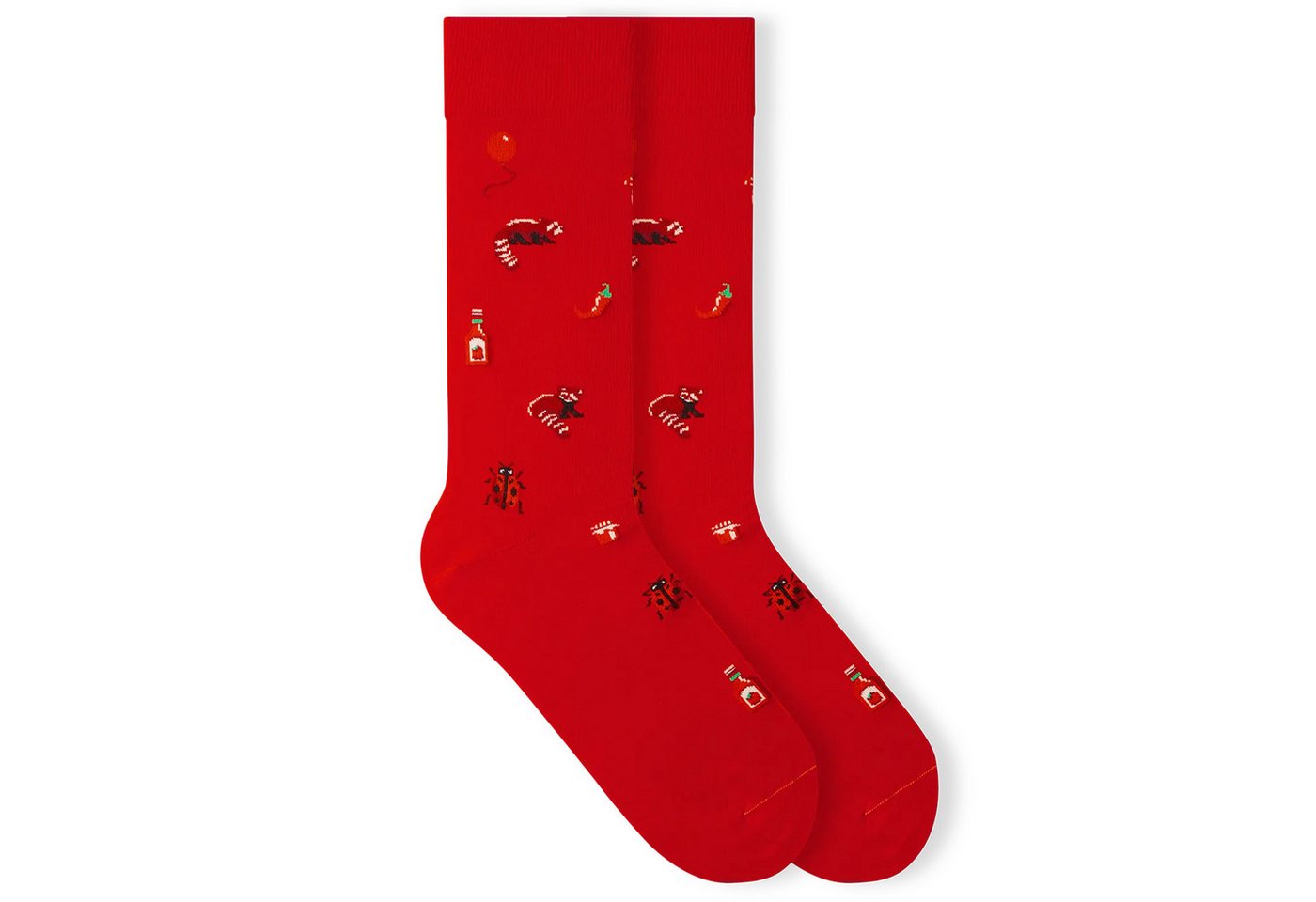 von Jungfeld Socken Signature Icons Baumwoll-Mischung 35-46 Unisex (1-Paar, 1 Paar) Motivsocken Hiking Icons von von Jungfeld
