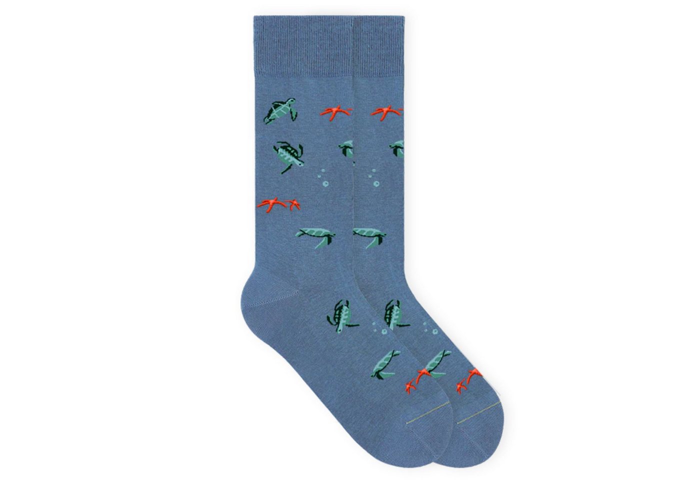 von Jungfeld Socken Schildkröten Icon Bio-Baumwolle 35-46 Unisex (1-Paar, 1 Paar) Motivsocken aus Bio-Baumwolle von von Jungfeld