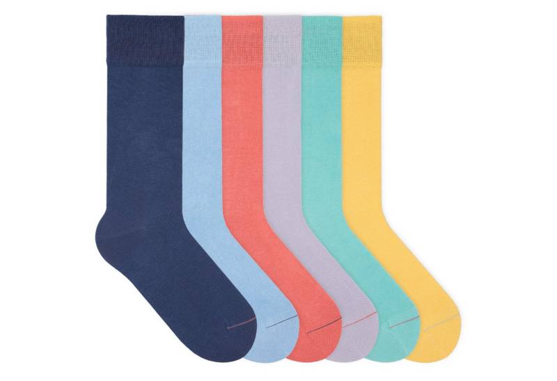 von Jungfeld Socken Signature Bio-Baumwolle 35-46 Unisex (6-Paar, 6 Paar) Lange Socken aus Bio-Baumwolle von von Jungfeld