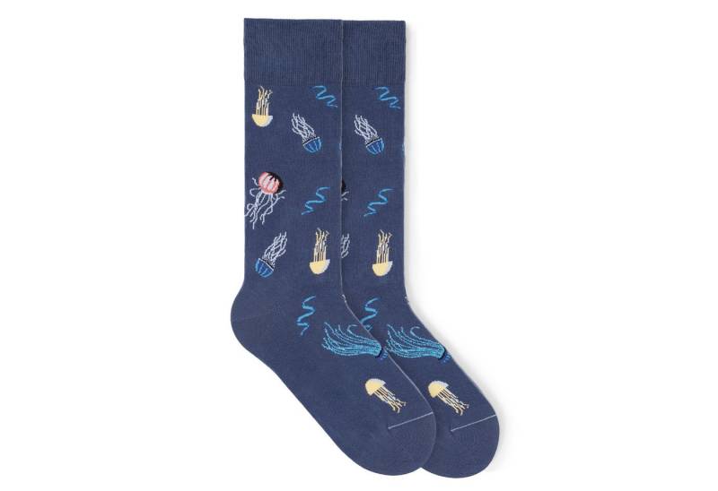 von Jungfeld Socken Signature Icons Baumwoll-Mischung 35-46 Unisex (1-Paar, 1 Paar) Motivsocken aus Bio-Baumwolle von von Jungfeld