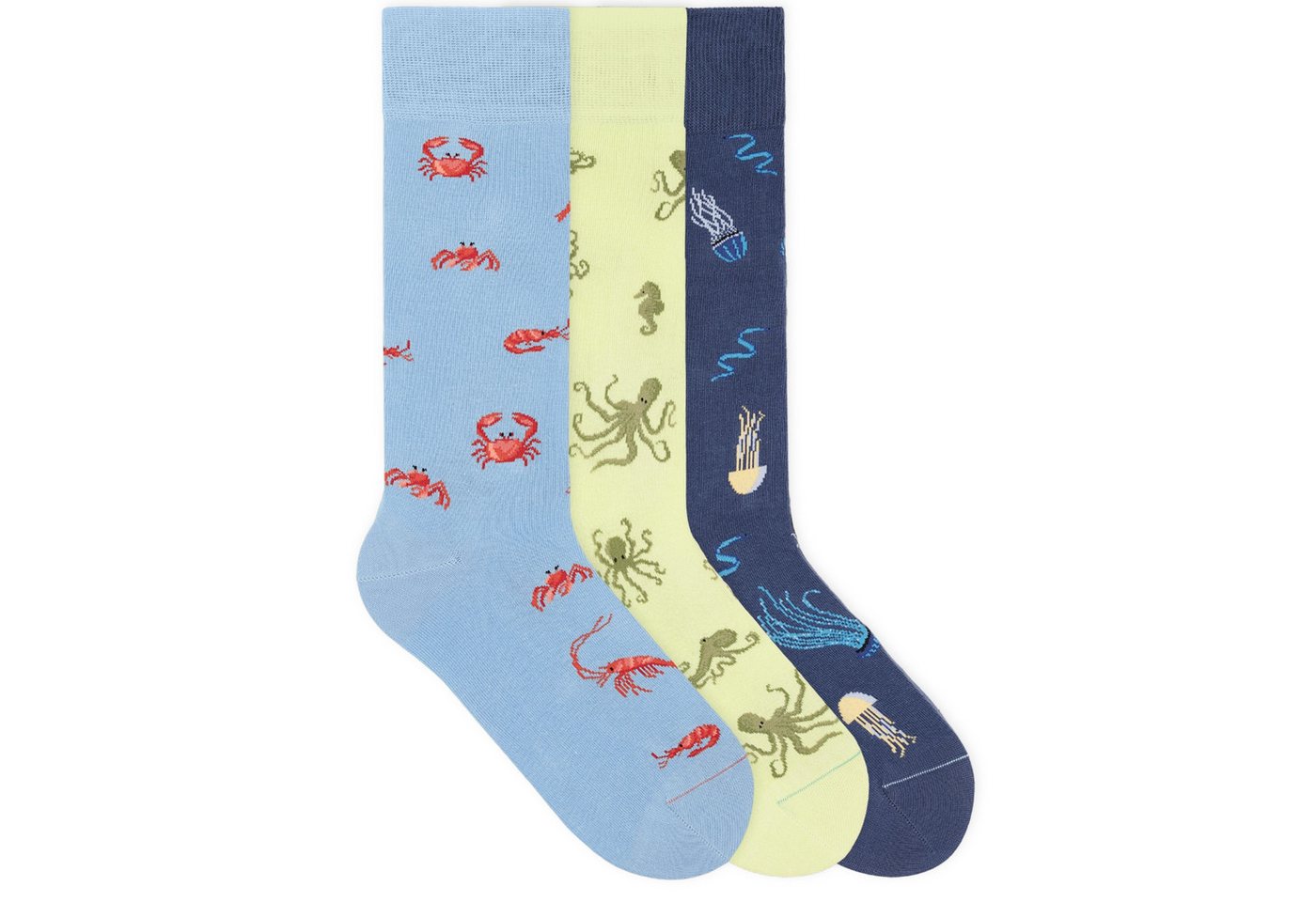 von Jungfeld Socken Signature Icons Set Bio-Baumwolle 35-46 Unisex (3-Paar, 3 Paar) von von Jungfeld