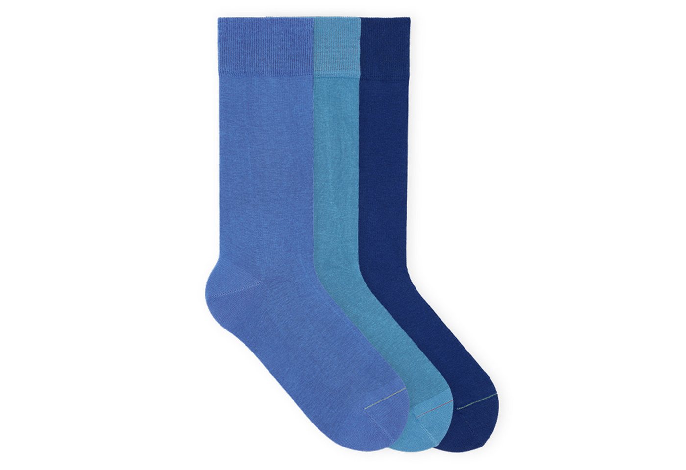 von Jungfeld Socken Signature Innenbund Bio-Baumwolle 35-46 Unisex (3-Paar, 3 Paar) Lange einfarbige Socken aus Bio-Baumwolle von von Jungfeld