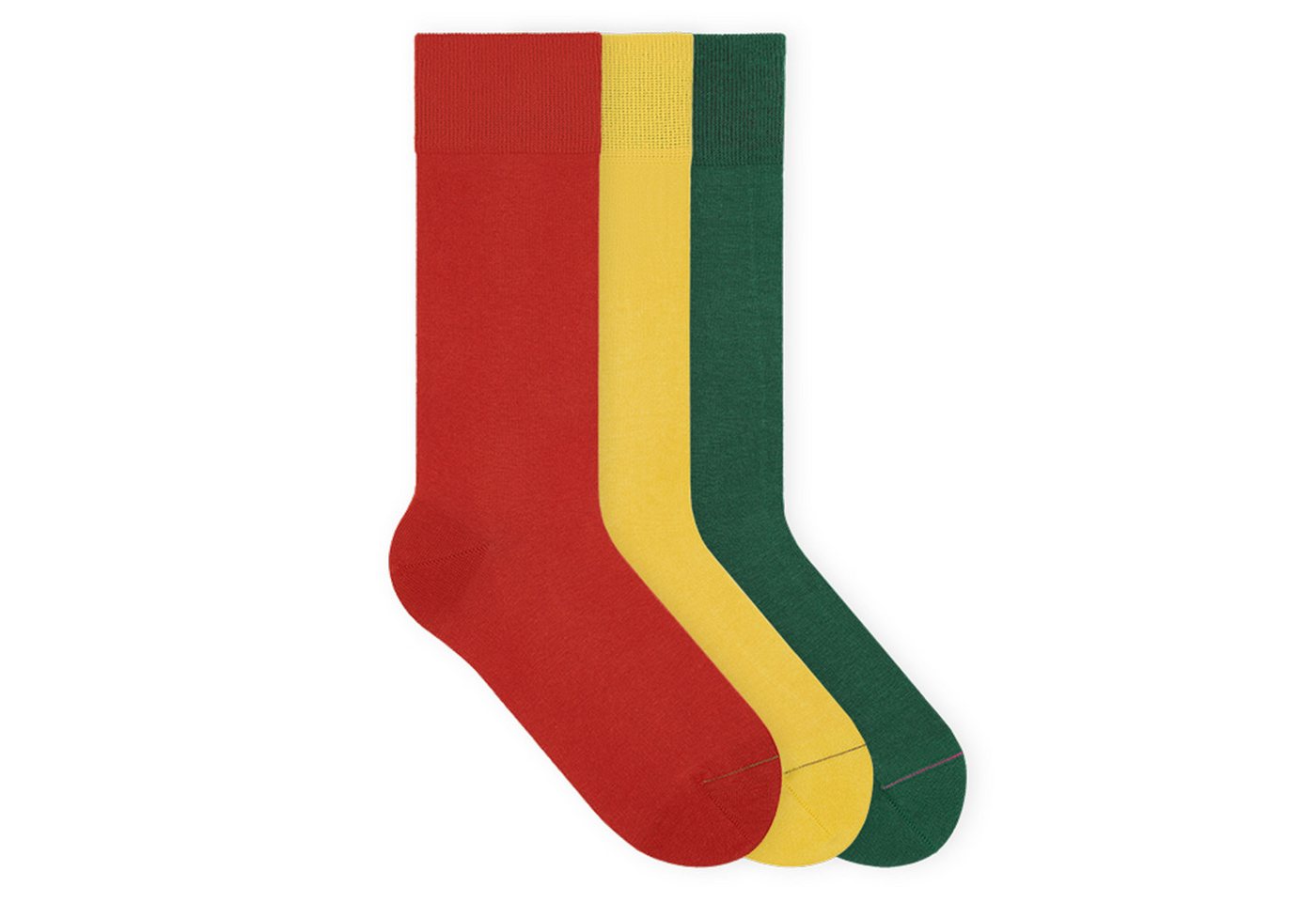 von Jungfeld Socken Signature Innenbund Bio-Baumwolle 35-46 Unisex (3-Paar, 3 Paar) Lange einfarbige Socken aus Bio-Baumwolle von von Jungfeld