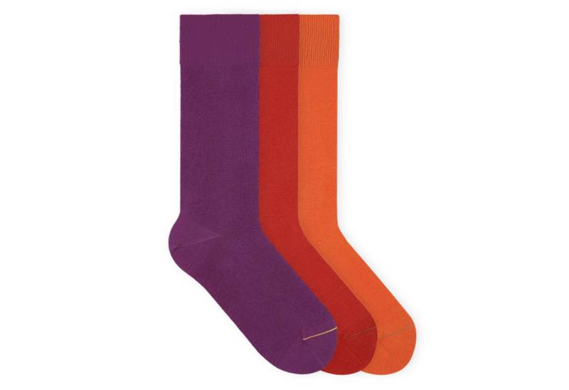 von Jungfeld Socken Signature Innenbund Bio-Baumwolle 35-46 Unisex (3-Paar, 3 Paar) Lange einfarbige Socken aus Bio-Baumwolle von von Jungfeld