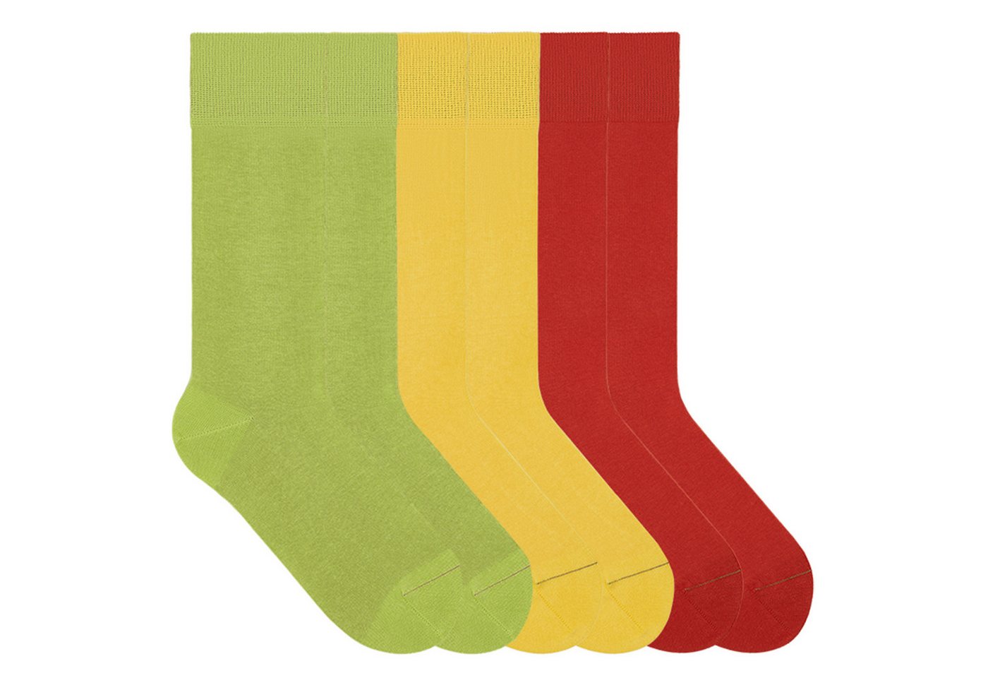von Jungfeld Socken Signature Innenbund Bio-Baumwolle 35-46 Unisex (6-Paar, 6 Paar) Lange einfarbige Socken aus Bio-Baumwolle von von Jungfeld