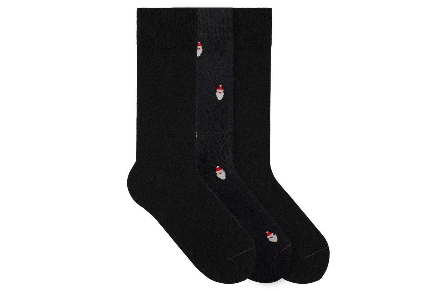 von Jungfeld Socken mit Weihnachtsmotiven Set Bio-Baumwolle 35-46 (3-Paar, 3 Paar) Weihnachtssocken aus Bio-Baumwolle für Damen & Herren von von Jungfeld