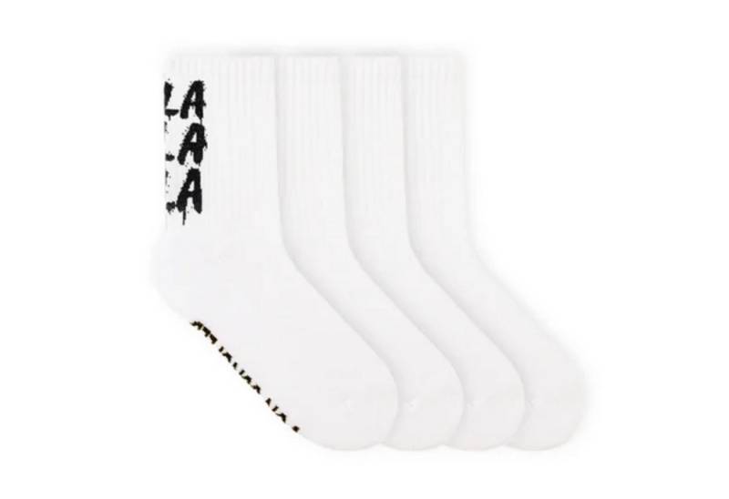 von Jungfeld Tennissocken Kinder BlaBlaBla Tennis Socken Baumwoll-Mischung (2-Paar, 2er-Pack) Stylische Mini-Me Tennis-Socken für Kinder aus Bio-Baumwolle von von Jungfeld