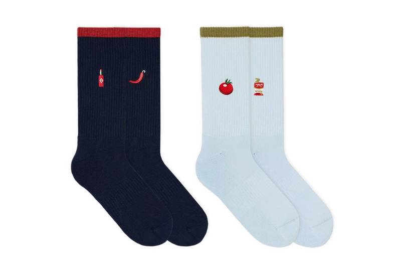 von Jungfeld Tennissocken Mix & Match Tennis Socken-Set Baumwoll-Mischung (2-Paar, 2er-Pack) von von Jungfeld