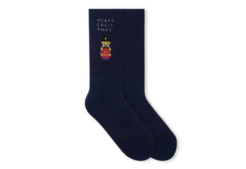 von Jungfeld Tennissocken Weihnachtsmotive Baumwolle 35-46 Unisex (1-Paar, 1er-Pack) Motivsocken, Sportsocken, Geschenk für Herren und Damen von von Jungfeld