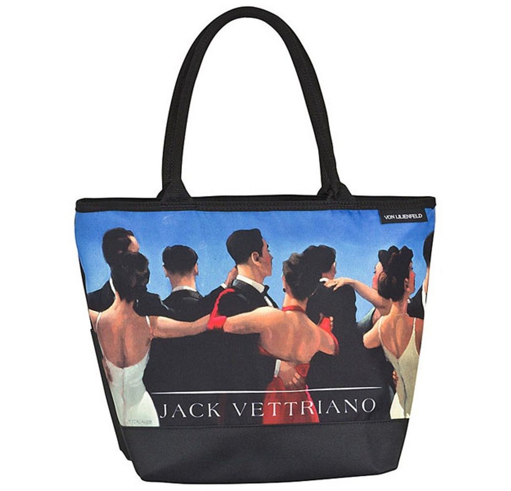 von Lilienfeld Shopper Tasche Jack Vettriano Walzer Kunst Motiv Shopper, Kunstdruck auf der Vorderseite von von Lilienfeld