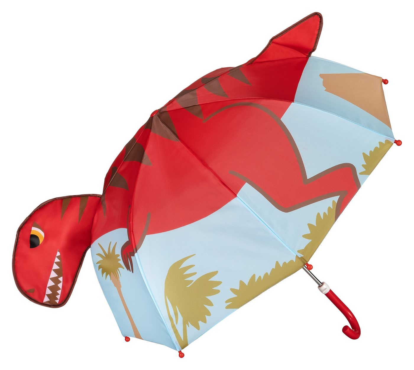 von Lilienfeld Stockregenschirm Kinderschirm Dinosaurier T-Rex Kids Junge Mädchen bis ca. 8 Jahre, abgeflachte Schirmspitze von Lilienfeld Stockregenschirm Kinderschirm Dinosaurier T-Rex Kids Junge Mädchen bis ca. 8 Jahre, abgeflachte Schirmspitze von von Lilienfeld